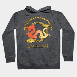 Chinese New Year of Wood Dragon 2024 Hoodie